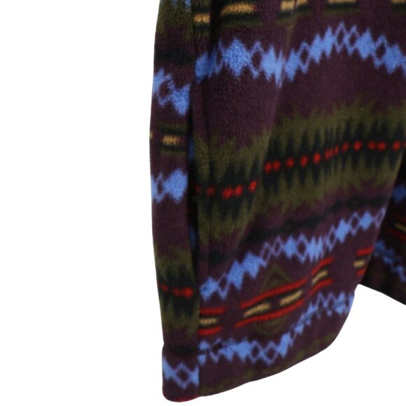 Patagonia Vintage 1994 Sacajawea Southwestern Print USA Fleece 1/2 Zip Jacket XL - Picture 5 of 9
